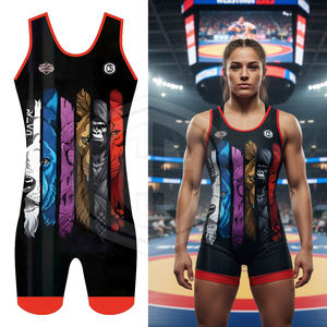 Nouveauté : Maillots de lutte sublimés de qualité supérieure pour la musculation – Tenues de sport sublimées - Product Image 3