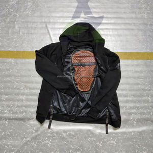 Sweat-shirt à capuche unisexe pour moto, doublé d'un tissu épais en Kevlar DuPont, niveau 2, homologué CE - Product Image 1