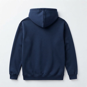 Custom <b>Navy</b> Geometric Graphic Pullover Hoodies Mens Casual Streetwear Hooded <b>Sweatshirt</b> Print Apparel OEM ODM Wholesale Clothing - Product Image 3