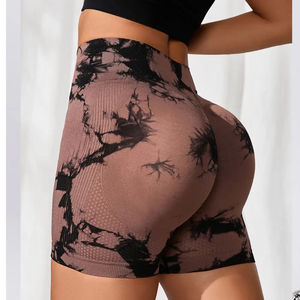 Shorts de Yoga para Mujer, Diseño Tie-Dye, Transpirables, Hechos a Medida, de Algodón, para Verano - Product Image 5