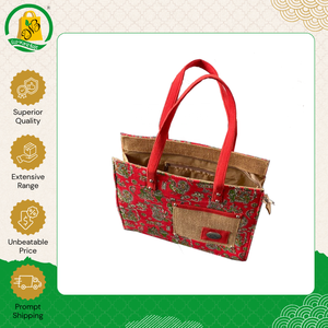 Distribuidor Confiable Vende Bolsas de Compras de Yute Ecológicas 100% con Diseño Moderno, Libres de Azo, Impresas y Reutilizables con Asa Integrada - Product Image 5