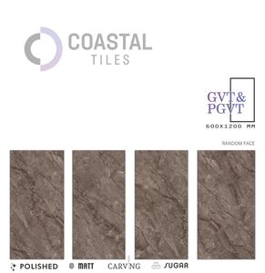 กระเบื้องพอร์ซเลนพรีเมียมขนาด 600x1200 มม. หนา 9 มม. ป้องกันการแตก ทนต่อรอยขีดข่วน สำหรับปูพื้นและผนัง มีหลายขนาดและพื้นผิวให้เลือก - Product Image 3