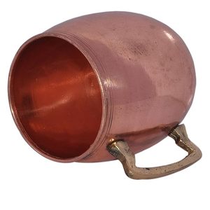 Sophisticated Copper Moscow Mule <b>Mugs</b> Designed For Serving Cold Cocktails In Kitchen Bar And Family Dining Gatherings - Product Image 4