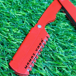 มีดโกนหนวดแบบมืออาชีพ ใบมีดตรง พับได้ ทำจากสแตนเลส คมกริบ พร้อมระบบล็อคแบบสวิง สำหรับโกนหนวดอย่างแม่นยำ - Product Image 4