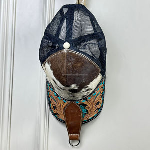 Porte-chapeau en cuir véritable, clip de ceinture de voyage, support de chapeau de cowboy western, accessoire durable en cuir de vache pour hommes et femmes - Product Image 4