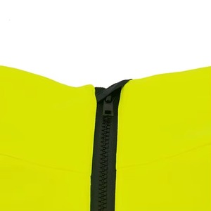 Chaqueta de Seguridad de Alta Visibilidad Clase 2, Amarilla con Rayas Reflectantes a Cuadros, Chaqueta de Trabajo de Forro Polar con Cremallera, Chaqueta Resistente para Trabajo Pesado - Product Image 6
