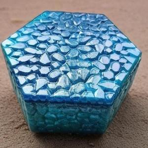 Caja de Joyería de Resina Floral Hecha a Mano de Lujo, Organizador Decorativo para Guardar Objetos Pequeños, Estuche de Regalo de Resina Personalizado - Product Image 2