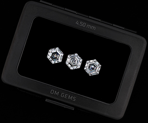 Piedra suelta de diamante cultivado en laboratorio de 4.50 MM con corte hexagonal, perforada con láser, en oferta, a granel, diamante de laboratorio de color fantasía, corte antiguo único para pendientes - Product Image 4