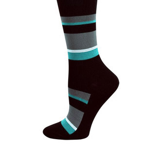 <b>Men's</b> Crew <b>Socks</b> <b>Striped</b> Knitted Breathable Cotton Polyester Spandex Autumn Wear Regular Fit Unisex 6-Panel Baseball Cap Solid - Product Image 3