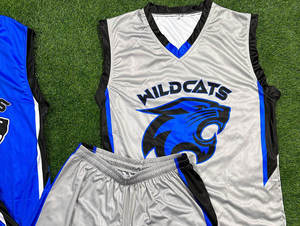 Ensemble de maillots de basket-ball personnalisés en gros, uniformes sublimés réversibles pour hommes, vêtements de sport pour équipes de jeunes - Product Image 2