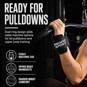 PROFIT SPORTS – Équipement d'entraînement pour haltérophilie, crochet de levage en néoprène, protection de paume réglable avec fermeture auto-agrippante pour la gym et l'exercice physique - Product Image 6