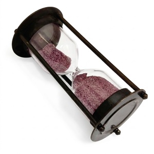 Reloj de Arena de Lujo de Latón Antiguo, Temporizador de Arena de Metal de 15, 30 y 60 Minutos para Decoración de Hogar, Oficina y Escritorio, Productividad y Gestión del Tiempo - Product Image 4