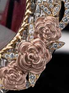 Colgante de Foto Personalizado de Plata de Ley 925 con Moissanita para Mujer, Chapado en Oro con Efecto Hielo, Estilo Hip Hop - Product Image 2