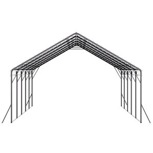 Abri de voiture en métal robuste 20x24 pieds avec toit à structure solide et parois latérales amovibles pour la protection du garage automobile - Product Image 1