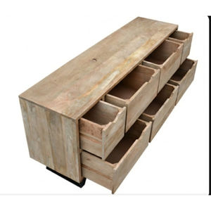 Indian-style Solid Mango <b>Wood</b> Modular Eco-Friendly Large Capacity Multi-drawer <b>Chest</b> of Drawers High-end Dressing Table Cabinet - Product Image 3