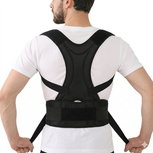 Ceinture de redressement du dos réglable et respirante pour adultes et adolescents, anti-cyphose, soutien et maintien professionnels du dos - Product Image 1