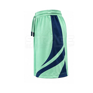 Shorts de basketball modernes à motif uni, respirants, écologiques, en tissu à séchage rapide, pour une performance athlétique - Product Image 4