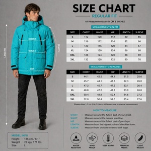 Chaqueta Parka de Invierno Personalizada para Hombre, Impermeable, Cortavientos, Acolchada, con Capucha, Fabricante OEM ODM, Proveedor Mayorista - Product Image 6