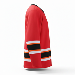 Maillot de hockey sur glace personnalisé en polyester 100 %, vêtements d'entraînement pour équipes sportives, taille adulte - Product Image 4