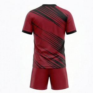 Eco Friendly Recycled Polyester Soccer Uniform Custom Logo Sublimated Football Jersey Set Durable <b>Match</b> Wear For Adults - Product Image 3