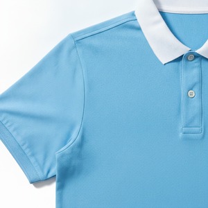 เสื้อโปโลผู้ชายสั่งทำขายส่ง ผ้าคอตตอนปิเก้ แขนสั้น สีพื้น สวมใส่สบาย เหมาะสำหรับกอล์ฟ ปักโลโก้ พิมพ์ลาย แห้งเร็ว น้ำหนัก 220 กรัม - Product Image 4
