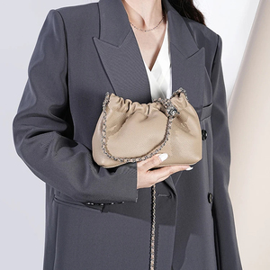 Bolso de Mano de Piel Vacuna para Mujer, Estilo Moderno, Puede Contener Teléfono Móvil, Bolso Pequeño de Cuero Genuino para Teléfono, Bolso de Mano para Mujer - Product Image 4