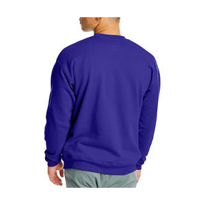 Sweat-shirt personnalisable pour homme, couleur unie, en molleton épais, col rond, style streetwear - Product Image 2