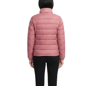 Classic Puffer <b>Jacket</b> <b>Women</b> Lightweight Warm Outerwear With Sections High Collar Secure Front <b>Zipper</b> And Comfortable Winter Fit - Product Image 2