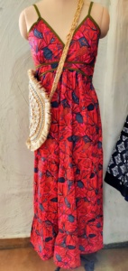 Robe midi élégante pour femmes, en soie d'été, douce, personnalisée, sans manches, Y2K, à pois, col rond, taille naturelle, lavable, décontractée, pour les vacances - Product Image 2