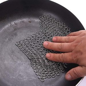 Silver Plated Stainless Steel Chainmail <b>Wall</b> Hanging Modern Home Decoration Irregular Shape Welded Metal Craft - Product Image 6