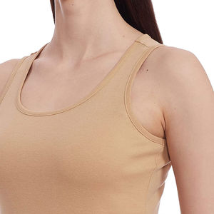 Camiseta sin Mangas Casual de Verano para Mujer 2025, Precio Económico de Fabricante, Buena Calidad, Mejor Diseño, Ropa de Yoga y Gimnasio, Algodón/Bambú Antiencogimiento - Product Image 4