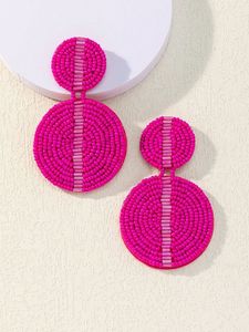 Pendientes de Mango Hechos a Mano con Cuentas, Joyería con Forma de Fruta Amarilla y Verde, Artesanía Decorativa - Product Image 6