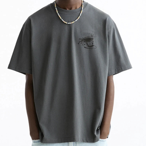 เสื้อยืดโอเวอร์ไซส์วินเทจ 260 กรัม ผ้าเจอร์ซีย์ 100% คอตตอน พิมพ์ลาย ยูนิเซ็กส์ สตรีทแวร์ แฟชั่นแนวเมือง เสื้อลำลองฤดูร้อน - Product Image 4