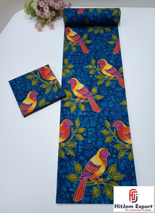 Tela de Popelina 100% Algodón con Estampado Africano de Cera de Tanzania de Primera Calidad para Prendas de Moda y Manualidades - Product Image 4