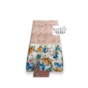 Tela de Encaje Satinado Floral de Lujo Más Vendida para Vestido de Novia o Vestido de Noche Disponible a Precio de Fábrica - Product Image 1