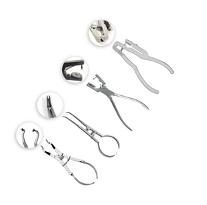 Professional Dental Rubber Dam Kit Stainless Steel Endodontic Instrument <b>Set</b> with Rubber Dam Frame <b>Punch</b> Forceps and Assorted - Product Image 4