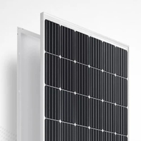 450W Résistant M10 Cellules Encapsulant Enduit Panneaux Solaires En Verre Trempé Mono Demi Coupe Argent Anodisé Double Mur Cadre En Aluminium