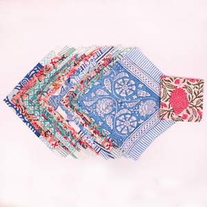 Designer <b>Boho</b> Floral Cotton Bandana Scarf Handmade Eco-Friendly Breathable Airflow Wrap for Neck Face Protection All Seasons - Product Image 4