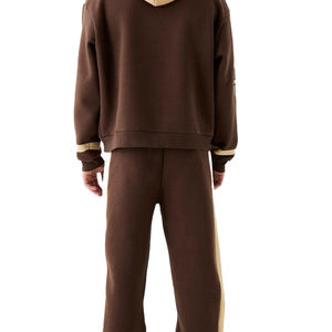 Chándal Deportivo Informal de Alta Calidad para Hombre, Estampado Sólido, 100% Algodón, Ligero, para la Temporada de Invierno - Product Image 3