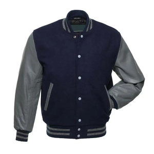 Wholesale <b>Men</b> <b>Jackets</b> OEM Custom Logo Print Long Sleeves Casual Bomber <b>Jacket</b> <b>Men</b> <b>Baseball</b> <b>Jackets</b> - Product Image 5