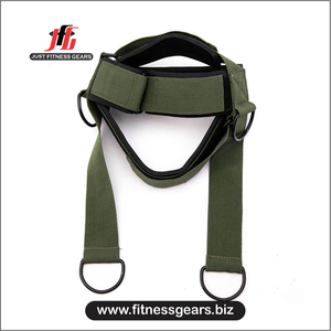 Heavy-Duty Cowhide Breathable High Quality Comfortable Professional Head Harness <b>Rower</b> Weightlifting Strength Training - Product Image 1