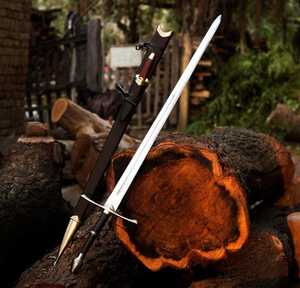 ดาบเลกซีส์เบลดส์ งานแฮนด์เมด ดาบโลหะจำลองแบบดั้งเดิม พร้อมปลอกดาบ ของสะสม ของตกแต่ง ของขวัญวันเกิด ทำจากสแตนเลส - Product Image 1
