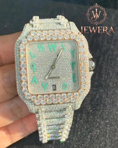 Reloj de Diamantes de Acero Inoxidable Mossinate Fashion para Hombre, Elegante y Duradero, para Viajes de Negocios y Atuendos Casuales - Product Image 1