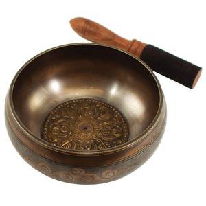 Auténtica Cuenco Tibetano de Latón Hecho a Mano para Meditación, Sanación, Equilibrio de Chakras, Yoga Espiritual, Terapia de Sonido, Decoración del Hogar, Regalo - Product Image 5