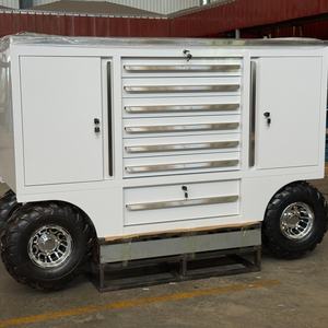 Caja de herramientas impermeable profesional de 70 pulgadas y 7 cajones, carrito de gabinete de herramientas rodantes de <span class=keywords><strong>Metal</strong></span> resistente personalizable blanco - Product Image 5