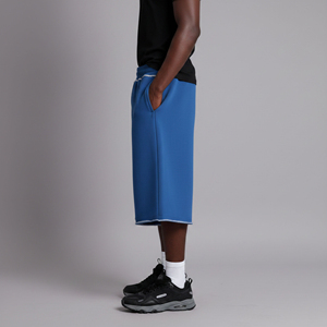 Pantalones Cortos Deportivos para Hombre, Estilo Urbano, Corte Clásico, Cintura Elástica, Tela de Algodón y Felpa, Transpirables y Ecológicos - Product Image 5