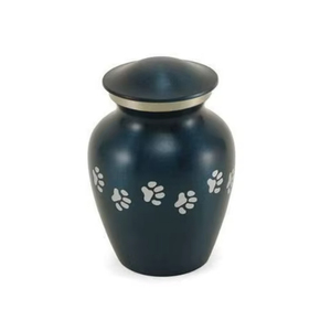 Urnes funéraires miniatures au design classique pour cendres humaines, en métal blanc nacre, petit récipient pour cendres, accessoires funéraires. - Product Image 2