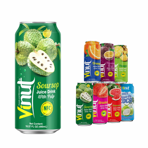 VINUT 490ml Variedad de jugo de frutas Bebida sin azúcar, con pulpa, Etiqueta Privada, OEM/ODM disponible, muestra gratis Vietnam - Product Image 1