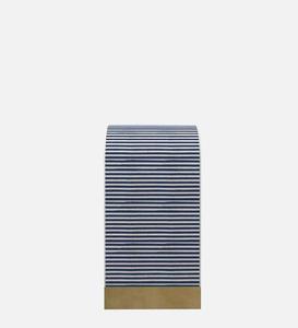 Mesa con Incrustaciones de Hueso de ILAHI, Diseño Moderno con Detalles de Ágata, Almacenamiento Portátil, Muebles para el Hogar - Product Image 2