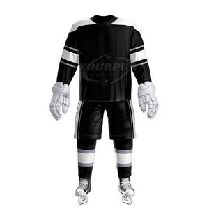 2025 Ensembles d'uniformes de hockey sur glace d'impression de logo personnalisé Vente chaude confortable et respirante à bas prix - Product Image 1